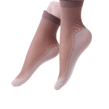 Calcetines de tobillo de seda escarpados de las señoras transparentes de la mujer del nuevo modelo para la venta al por mayor
